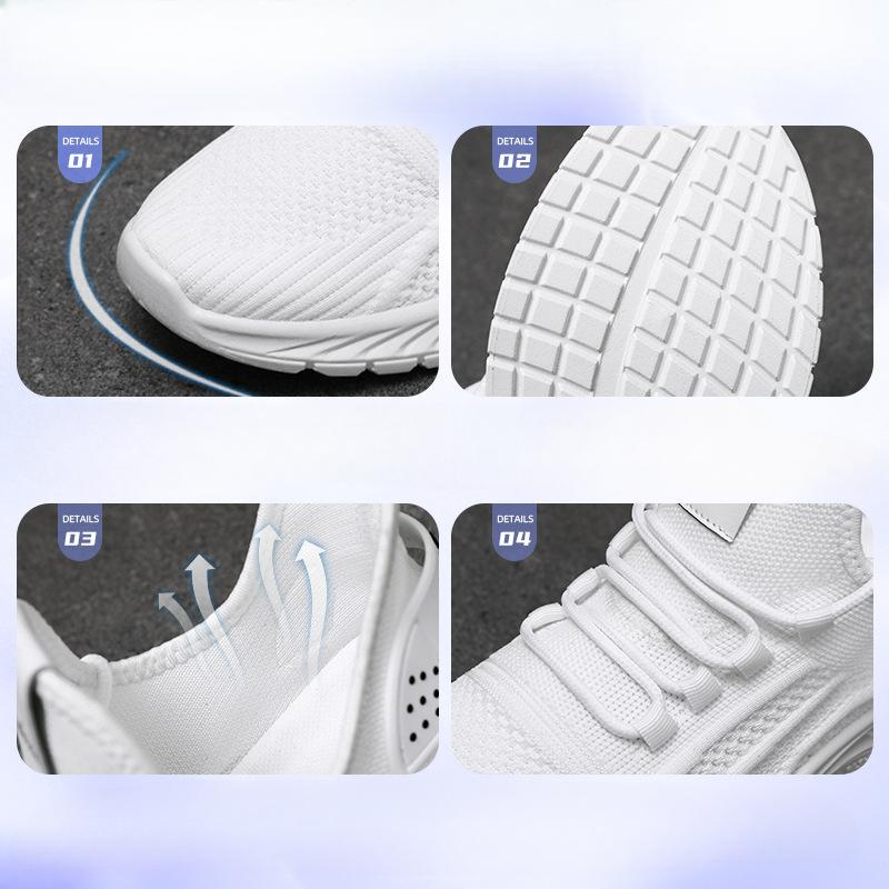 Running Shoes Autumn New Wholesale Men's and Women's Fashion Shoes Trend Flying Woven Shoes Casual Sports Shoes