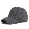Trendy Knitted Baseball Cap For Men And Women Autumn/Winter Fashion Peaked Hat, Versatile And Warm