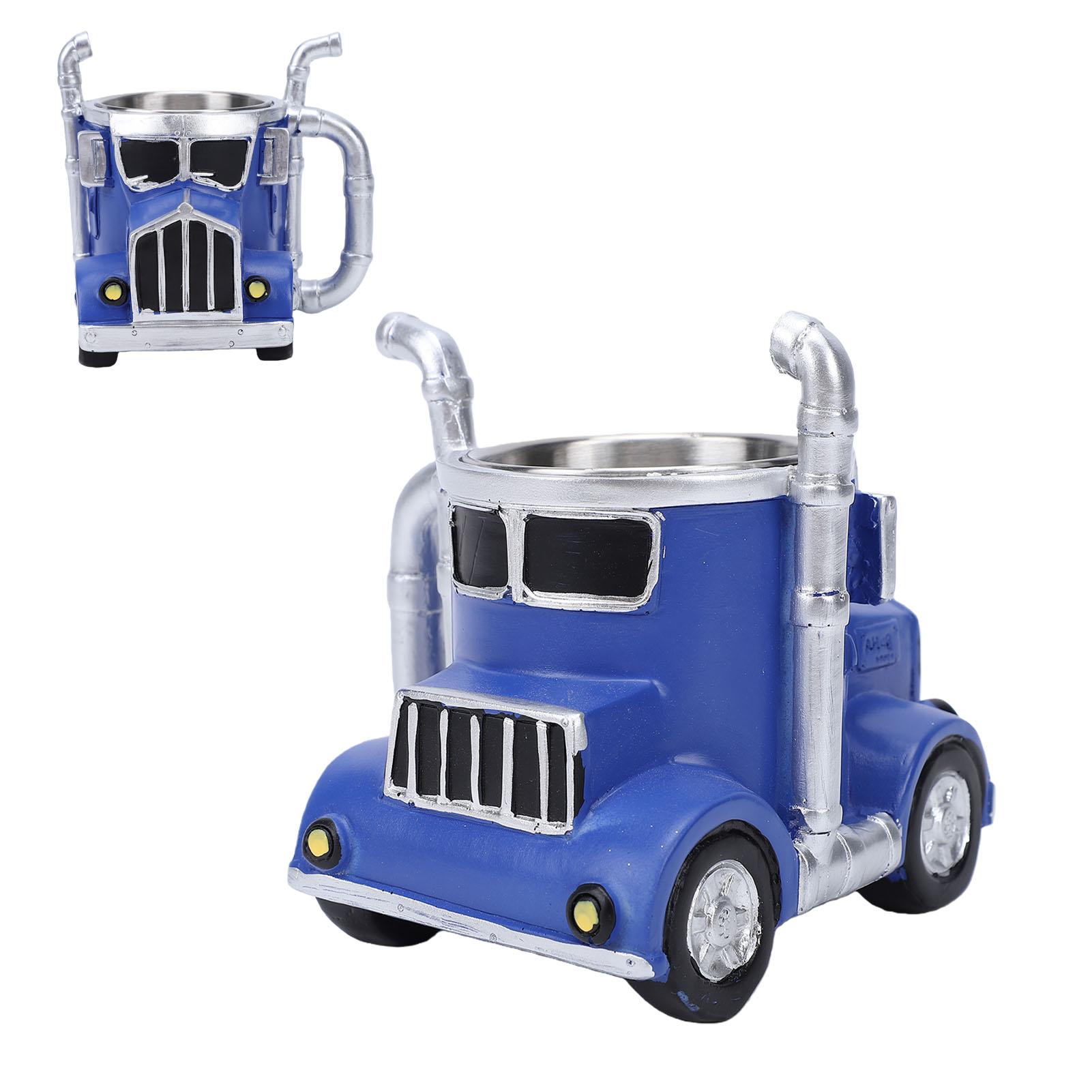 

Vintage Car Coffee Mug Stainless Steel Resin Decorative Novelty Coffee Cup for Car Lovers Birthday Gift