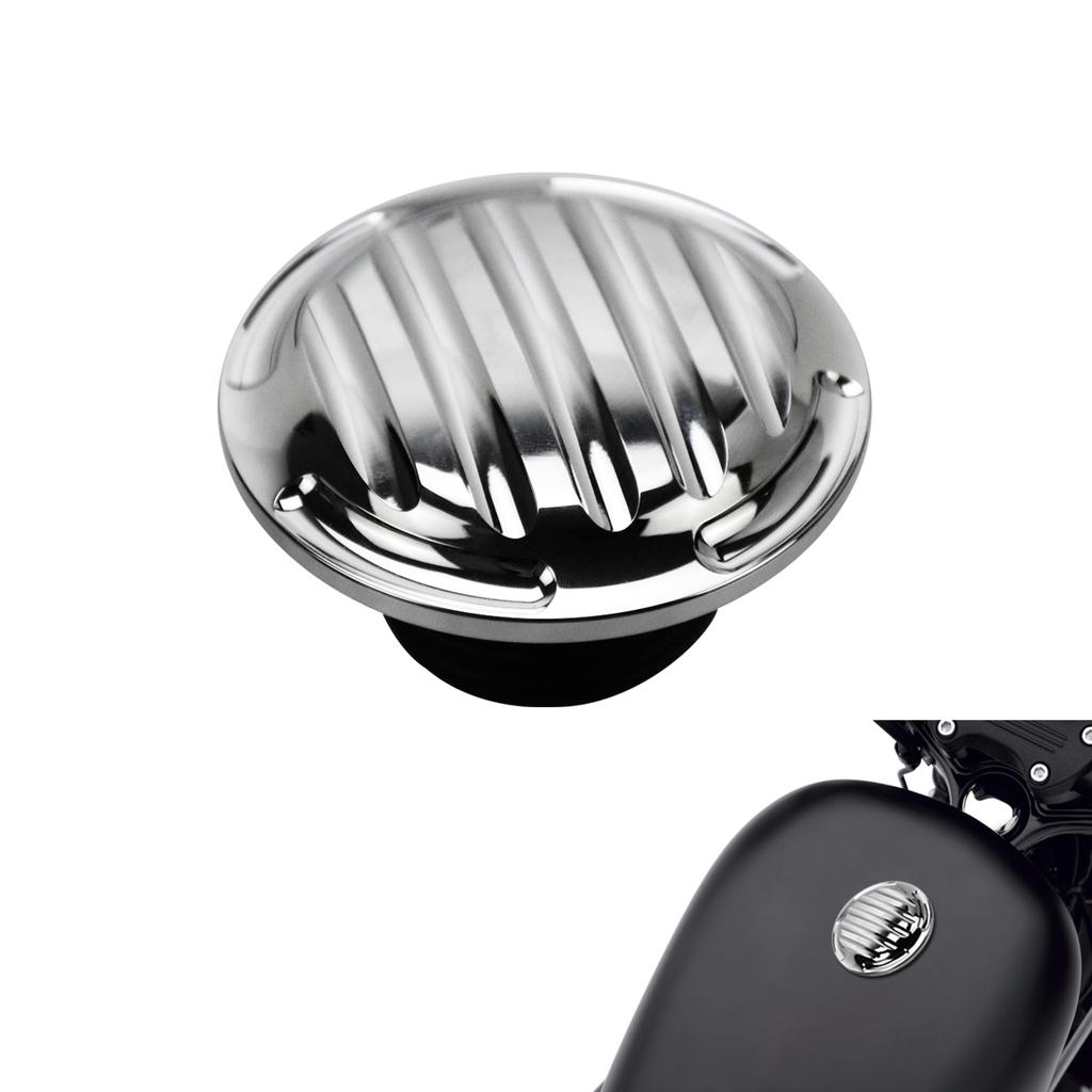 Motorcycle Oil Tank Cover Metal Fuel Tank Right-hand Thread Gas Cap For Harley Softail Fat Boy Sportster XL 883 1200 Dyna FLHR