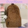 Korean Style School Backpack With Polyester Material For Female Students