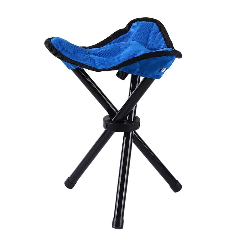 Outdoor Folding Triangle Stool ChairFishing Chairs Camping Small Benches Foldable Stools Household and Daily Storage Stools