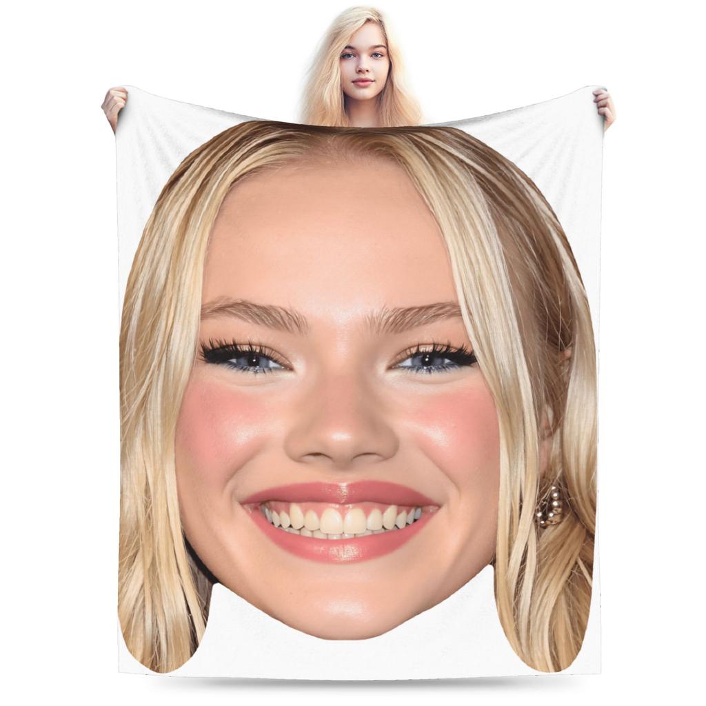Freya Skye British Singer Actress  Warm Soft Blanket  Child Plush Throw Blanket Fluffy Living Room Flannel Bedspread Sofa Bed