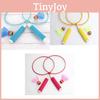 Children's Plastic Badminton Racket Toy Outdoor Sports Leisure Toy With 2 Balls