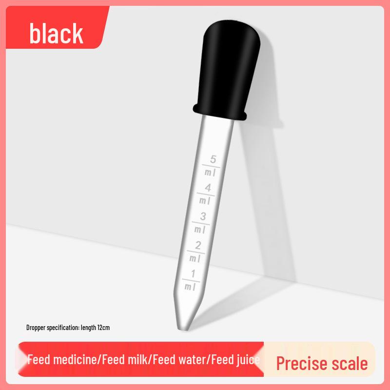 5ml Baby Medicine Dropper with Anti-Choke Design and Scale – Soft Silicone Straw