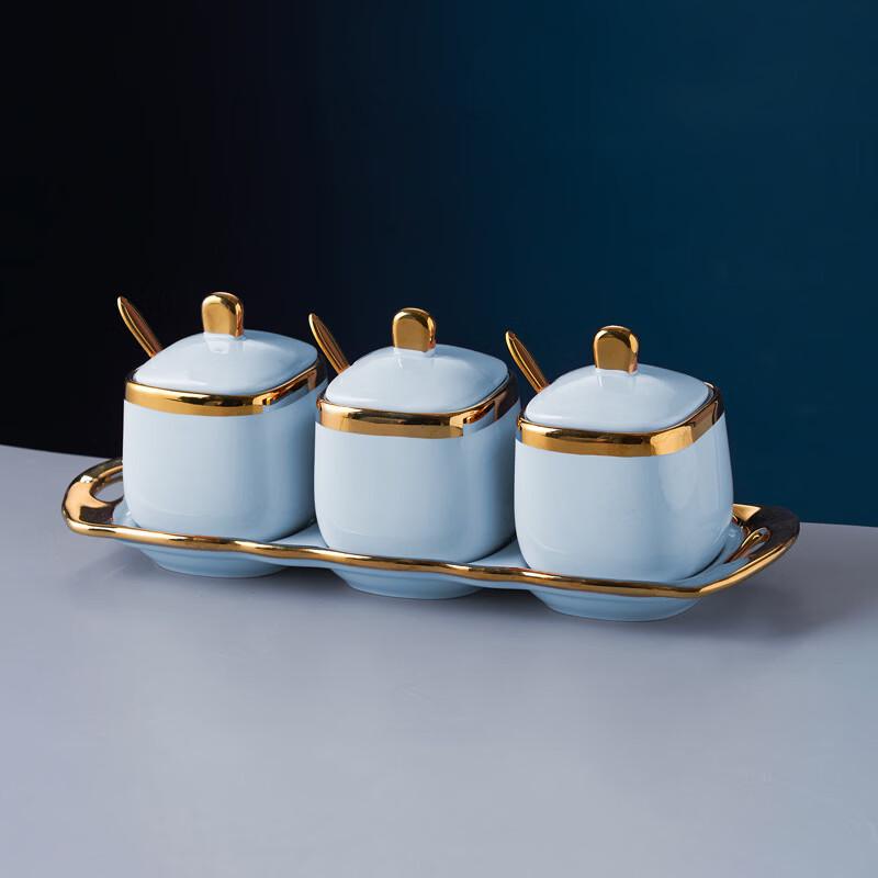 Tong Shen Yuan Luxury Ceramic Spice Jar Set