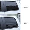 2x Black Rear Side Window Trim Stickers USA Flag Decal For 15-22 Ford F-150 F150