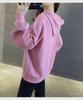 Korean Style 2026 Spring Autumn Loose Pullover Hoodie for Women - Trendy College Sweatshirt