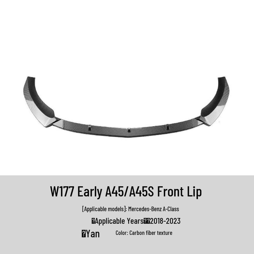 Mercedes A-Klasse W177 A45/A45S (2018–2023) Frontlippen-Splitter-Kit