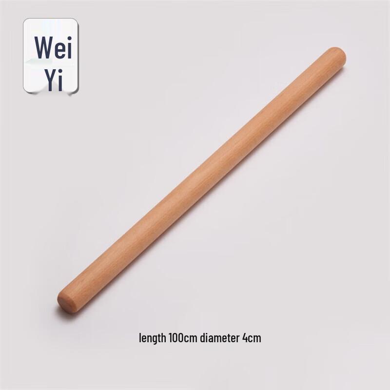 Solidny drewniany wałek do ciasta z drewna bukowego