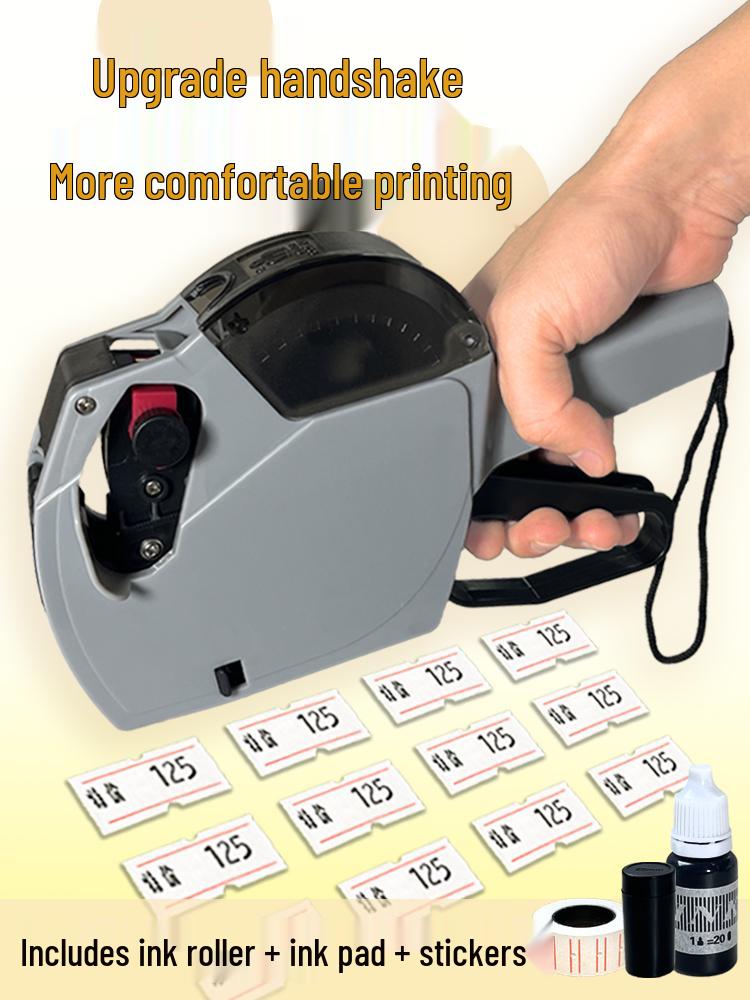 Handheld Coding and Price Tag Printer: Automatic/Manual Date & Price Label Gun