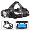 Powerful 30W LED Headlamp 3*18650 USB Rechargeable Head Flashlight Outdoor Waterproof Zoom Camping Fishing Lantern