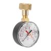 Water Pressure Gauge Aluminum Alloy Iron 0 to 200Psi Universal Water Pressure Test Gauge with 3/4