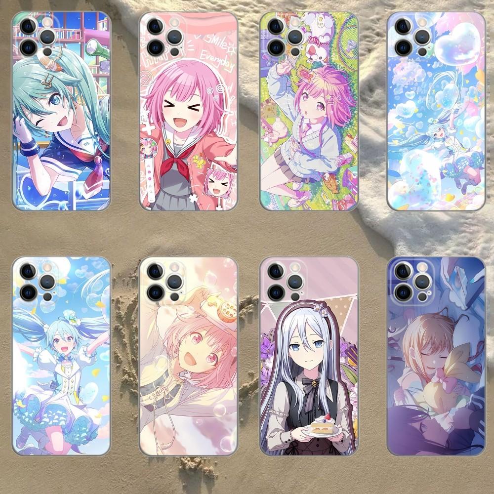 Game P-Project Sekai Phone Case For iPhone Apple 15,14,13,12,Mini,11,Pro,Max,Plus,X,XR,XS,8,SE,2020,Plus Transparent Cover