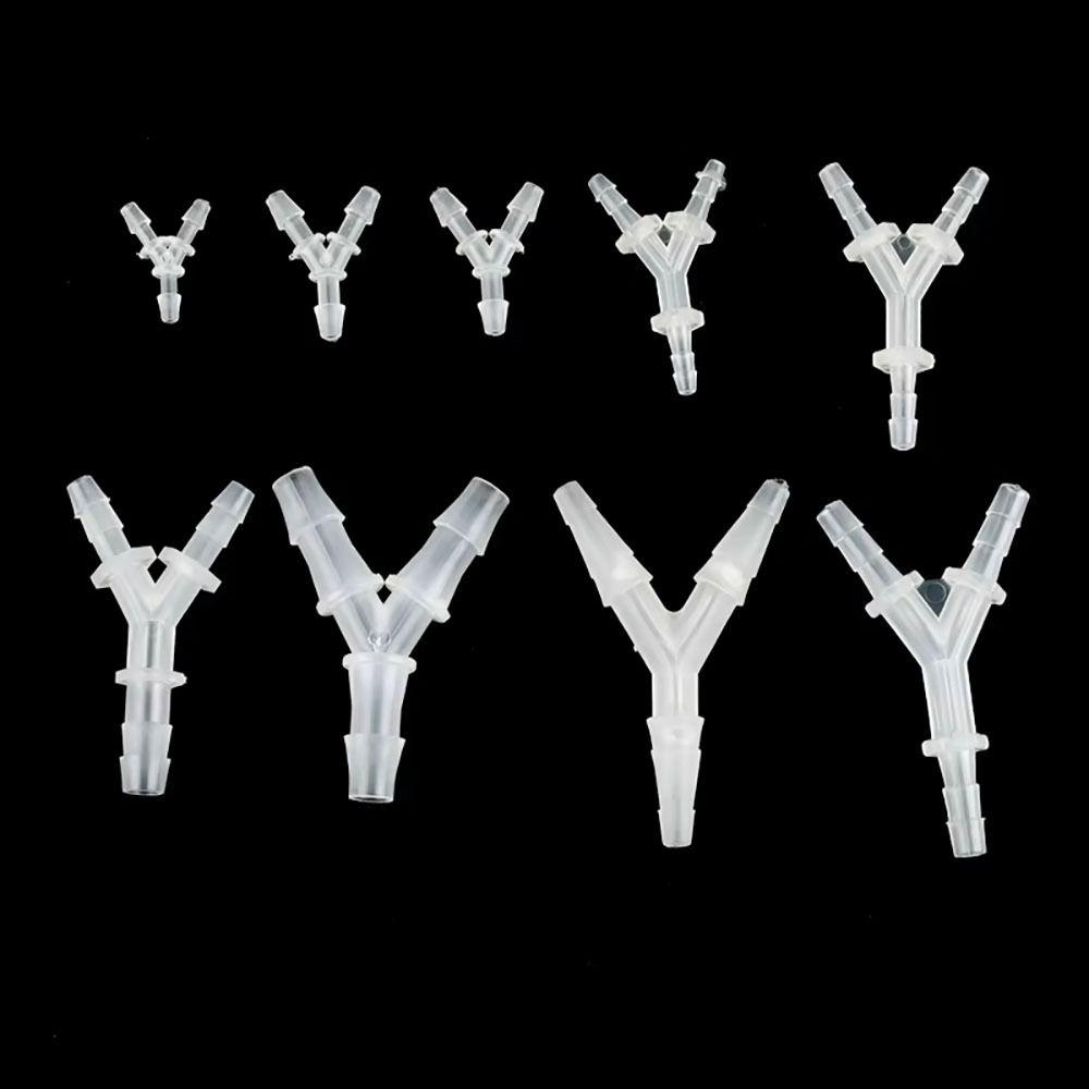 10Pcs Plastic 3 Way Connector PP PE Hose Fittings for Aquarium Fish Tank Fittings