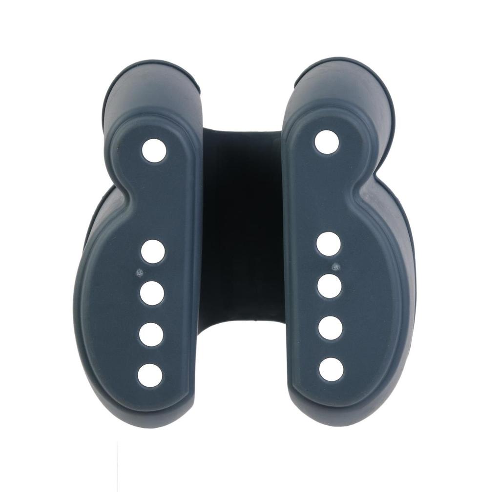 Double Sponge Holder For Sink, Gray With Holes