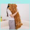 Plush Bear Long Pillow Animal Stuffed Toy Sleep Cushion For Kids And Adults