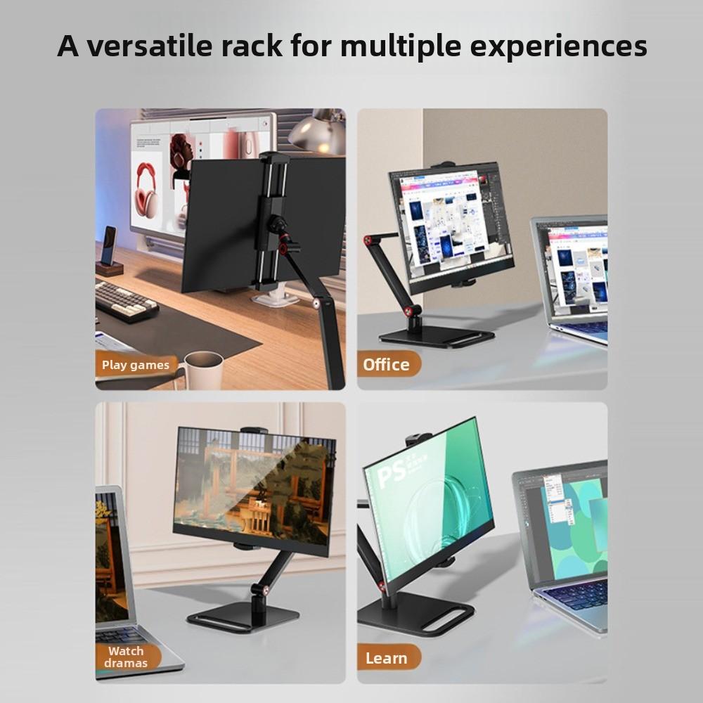 Punch-Free Portable Monitor Holder Foldable Monitor Bracket Durable Screen Holder  Laptop Stand