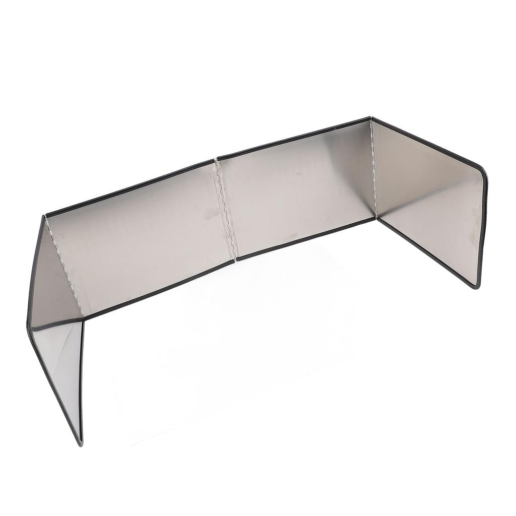 4 Sided Oil Splatter Guard Stainless Steel Heat Insulation Splashing Proof Screen for Kitchen
