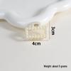 Korean Pearl Claw Hair Clip - Elegant Retro French Style
