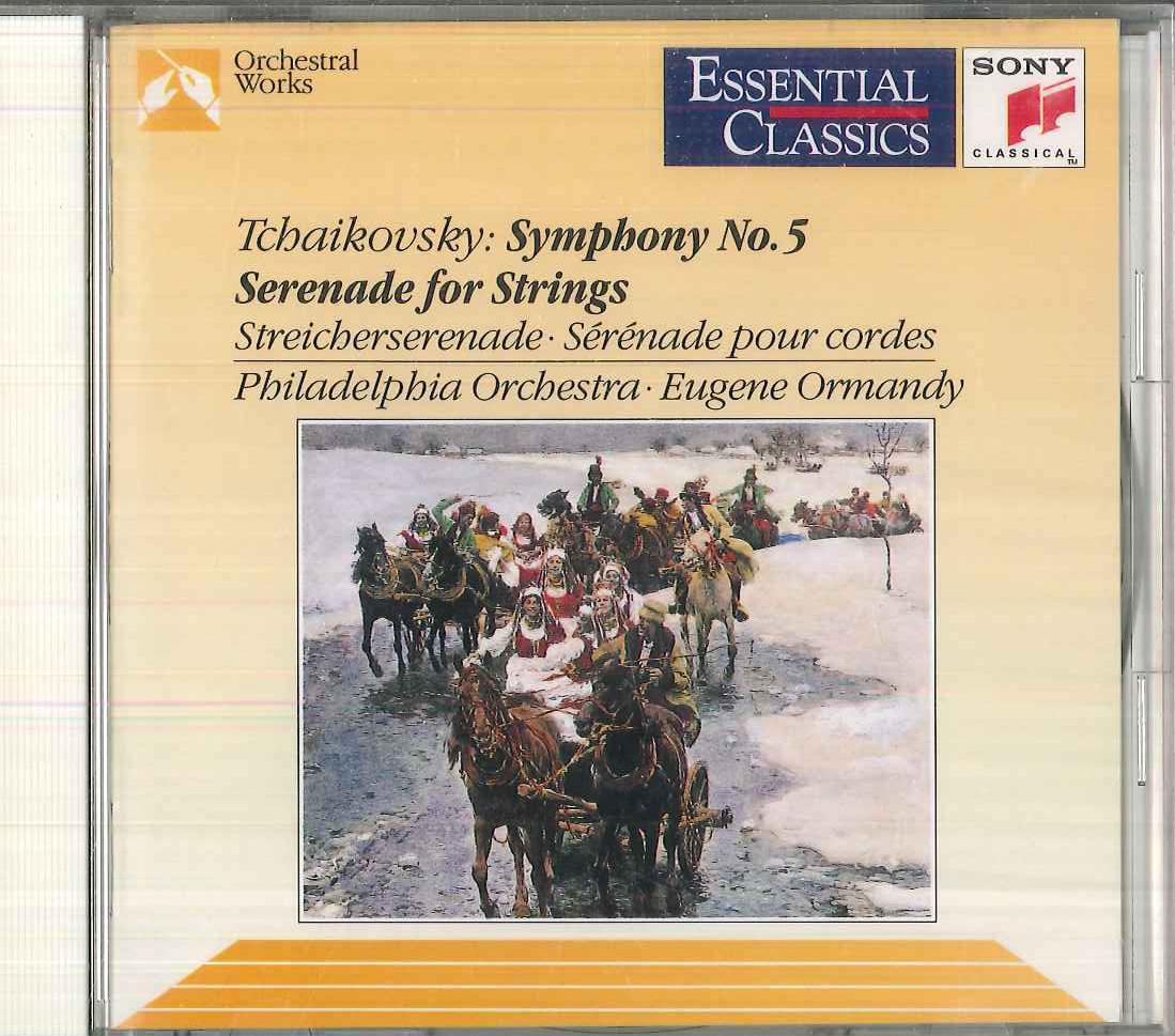 

CD PHILADELPHIA ORCHESTRA ORMANDY E Tchaikovsky Symphony No. 5 in E min SRCR8881 SONY 1992 Japan Classical Used