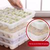 Dumpling Frozen Box Case Refrigerator Storage Organizer Food Crisper Container