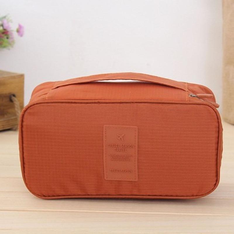 

Portable Toiletry Travel Bag, Divided Storage Bag For Underwear, Convenient And Practical one-size