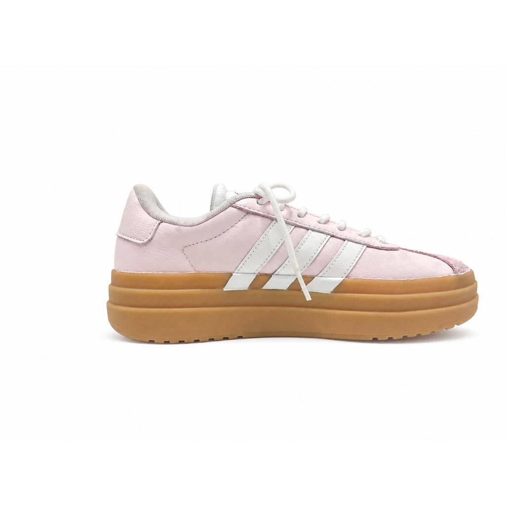Adidas VL Court Bold Cherry Meow Wander Slip Resistant Abrasion Resistant Low top Skateboard Shoes Women's Pink IH3083(Team2480-)
