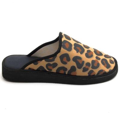 PESOPLUMAkLEOc / 69513 / LEOPARD HEELLESS SLIPPER