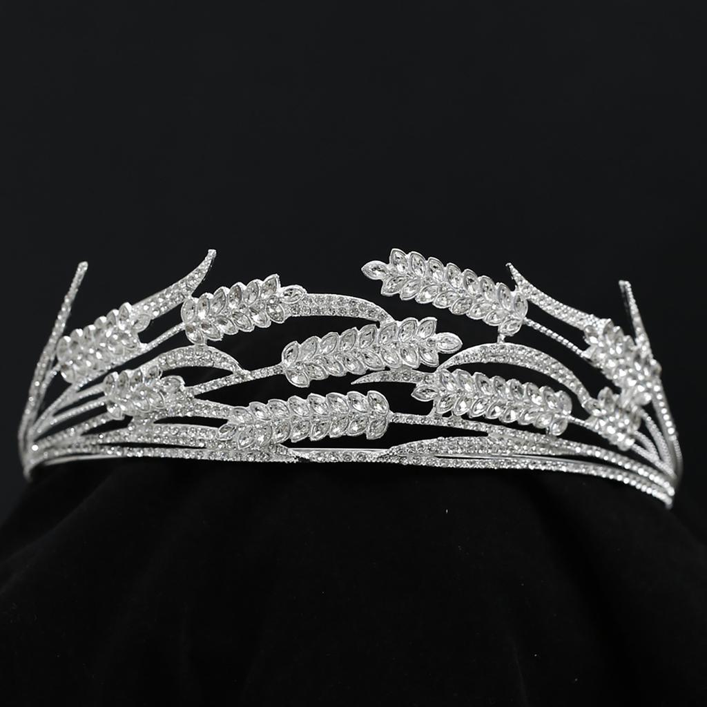 Europäische und Amerikanische Brautkrone Legierung Strass Barockkrone Hochzeit Geburtstag Abschlussfeier Accessoires Kopfschmuck