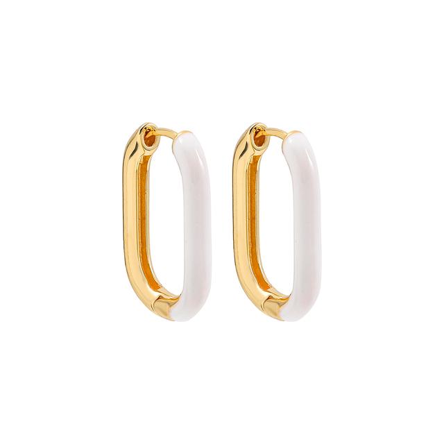 Minimalistische kleine bunte Emaille runde Creolen für Frauen Cz Zirkon Piercing Knorpel Huggie Ohrringe Modeschmuck