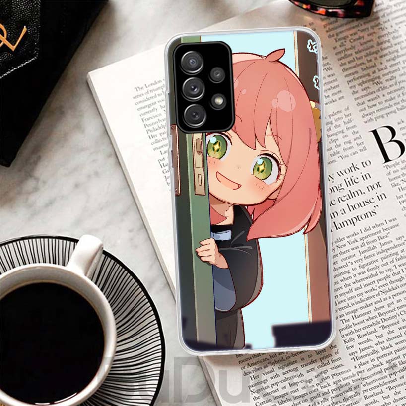 S-Spy Family Anya Phone Case For Samsung A16 A26 A36 A56 A15 A14 A13 A55 A54 A53 A25 A24 A23 A35 A34 A33 A05S A04S A15 A14 A54 A