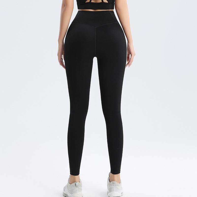 Women's Sports Fitness Pants Yoga Running Nine Minute Bottom Pants Skinny Stretch Quick Dry Bottoms