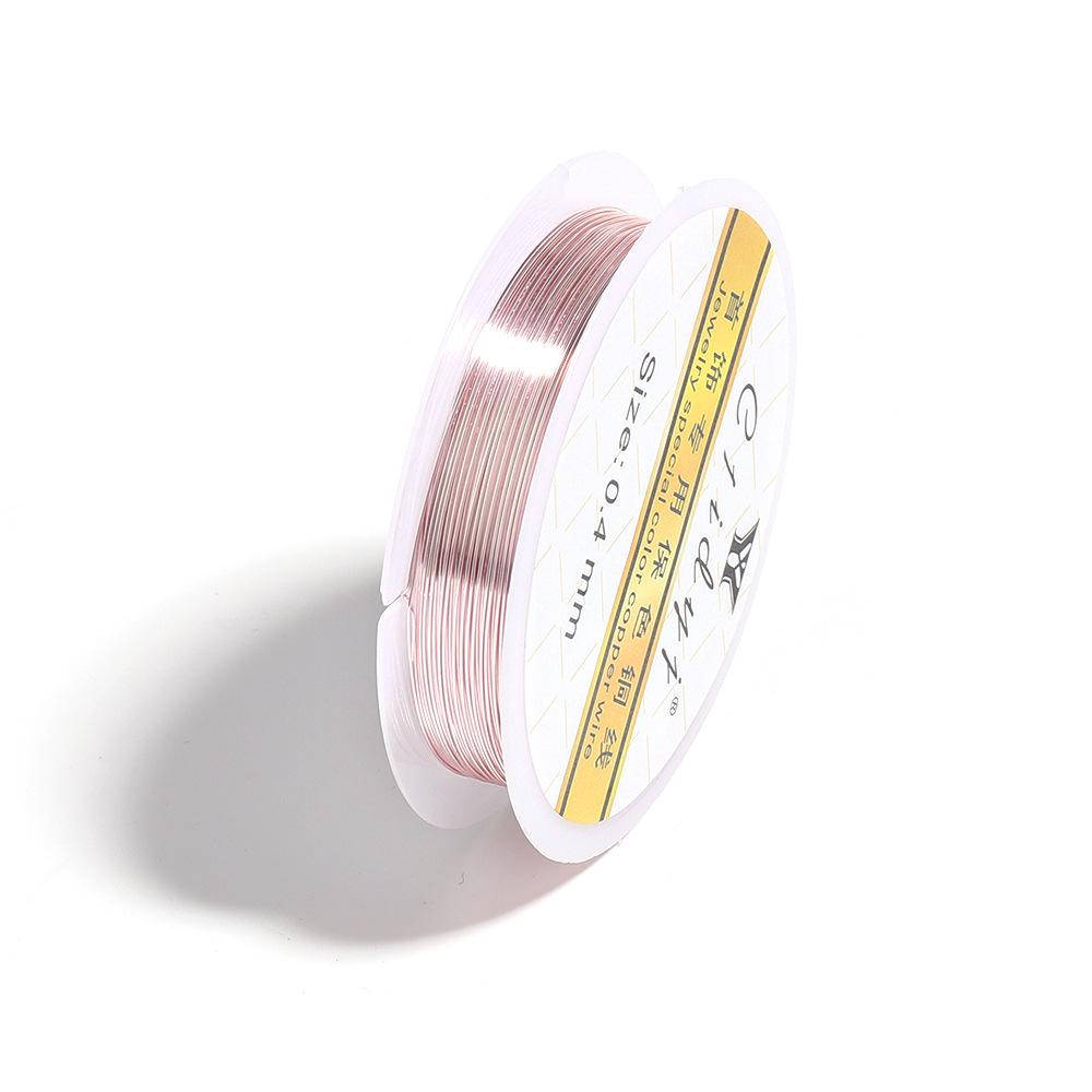 Color-Preserving Anti-Oxidation Copper Jewelry Wire for Handcrafted Beading and Accessories