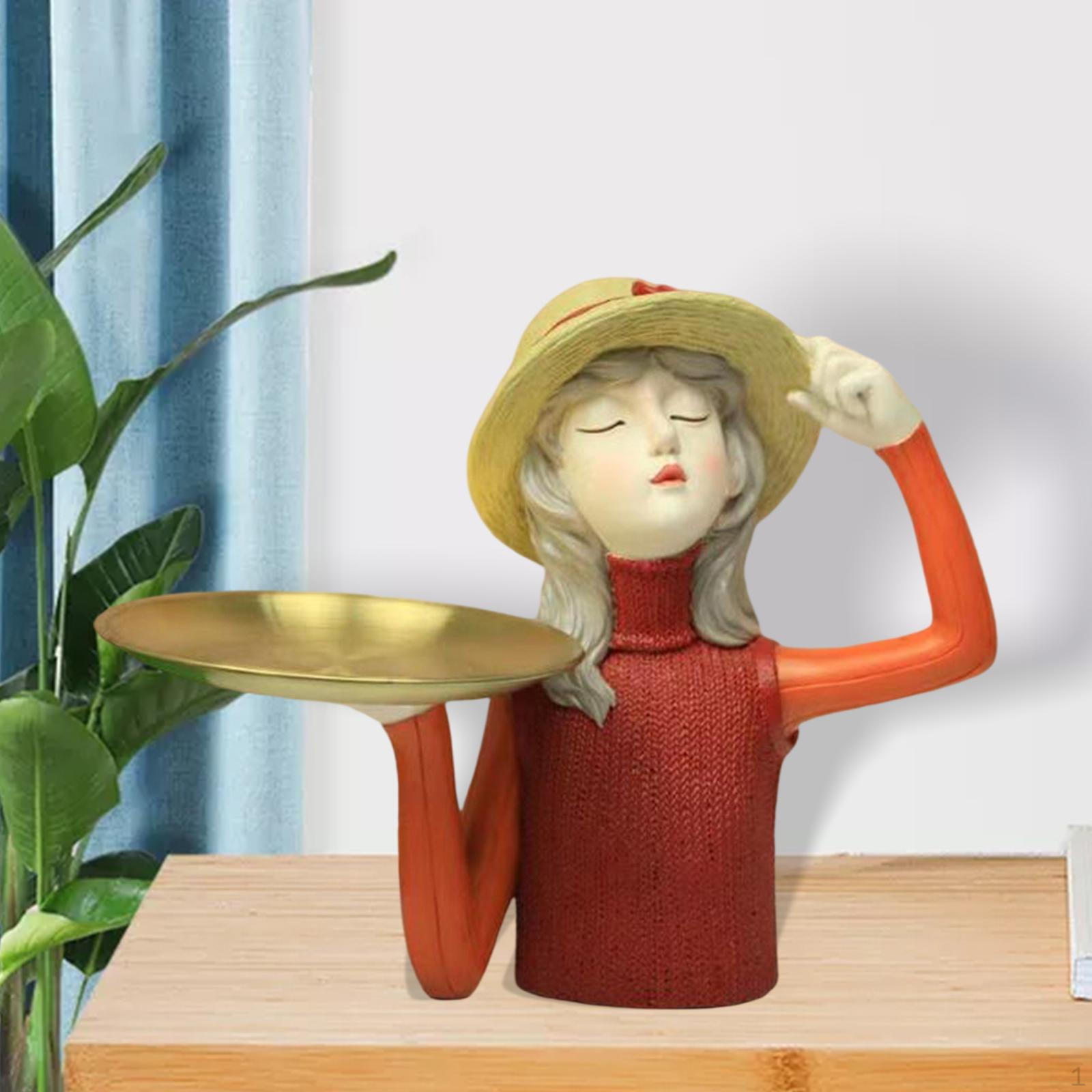 

Підставка-лоток для зберігання статуеток-фігурок Колекційні скульптури Декоративна для вітальні Домашній декор Red