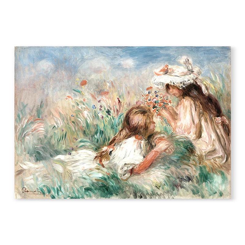 

Van Gogh Vase Canvas Painting Castle Meadow Modern Wall Art Matisse Flower Market Art Painting Bedroom Living Room Decoration 21cm×30cm NoFrame
