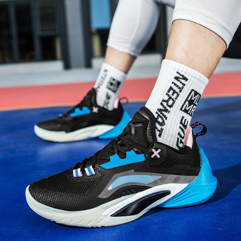 

High Quality Blitz 10 Basketball Shoes Men s Trend Cherry Blossom Pink Couple Sports Shoes Student Team Game Boots 44 чёрный