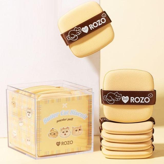 ROZO - Butter Cookie Powder Puff Set (6 pcs) Set of 6