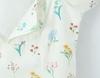 2025 Chic Puff Sleeve Mini Dress with Sweet Print - French Square Neck, Holiday Style
