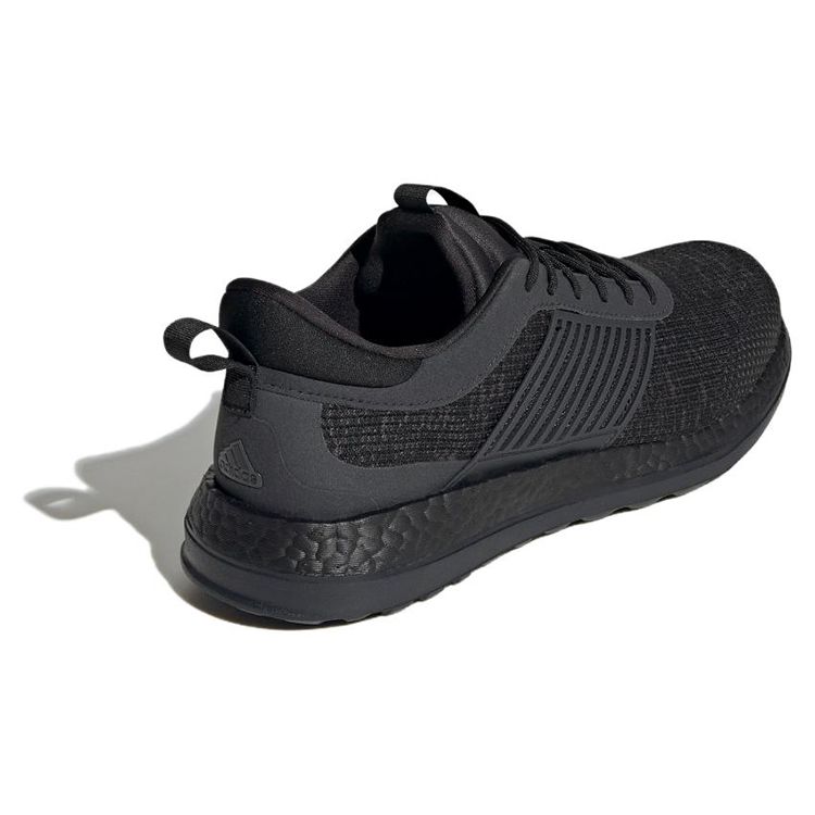 Adidas Crazylight Boost Comfortable Versatile Trendy Shock Absorption Non-Slip Low-Top Running Shoes Unisex Running Shoes Black ID2857