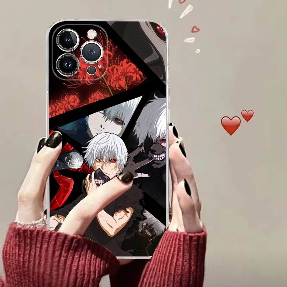 T-Tokyo G-Ghoul Classic Anime For iPhone 17 16 15 14 13 12 11 Pro Max Plus Mini Funda For Transparent Cover
