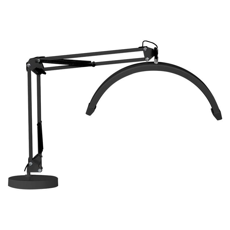 16" Half-Moon U-Shaped LED Clip-On Stand: Eye Protection & Permanent Makeup Fill Light.