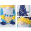 Faceless Ornament Colorful Cloth Hanukkah Festival Gnome Ornament Cultural Home Decorations for Holiday Party Festive