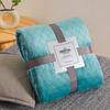 Thickened Diamond-Patterned Luxury Coral Fleece Flannel Blanket—Perfect for Air Conditioning