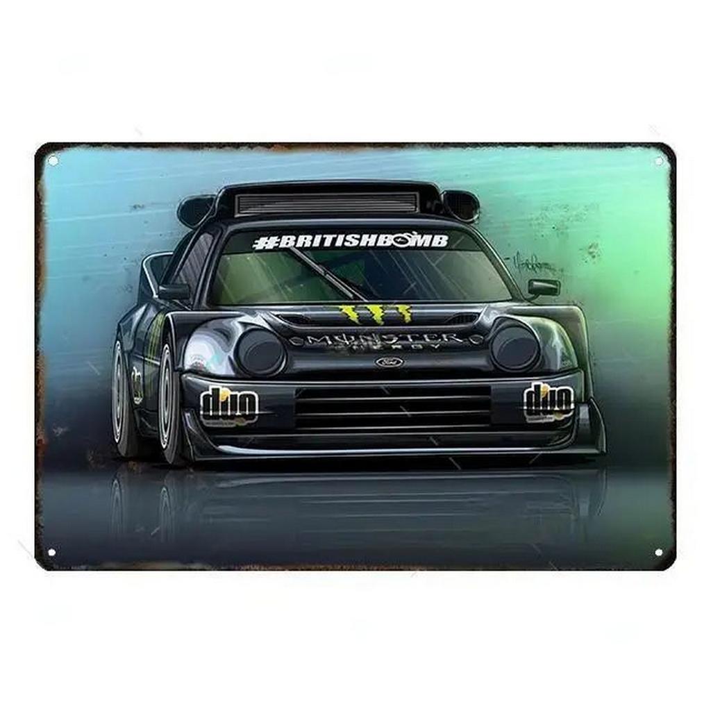 Plaque Metal Tin Signs Off Road Cars Wall Decoration Vintage Art Posters Iron Painting for Man Cave Home Cafe Garage Club Bar