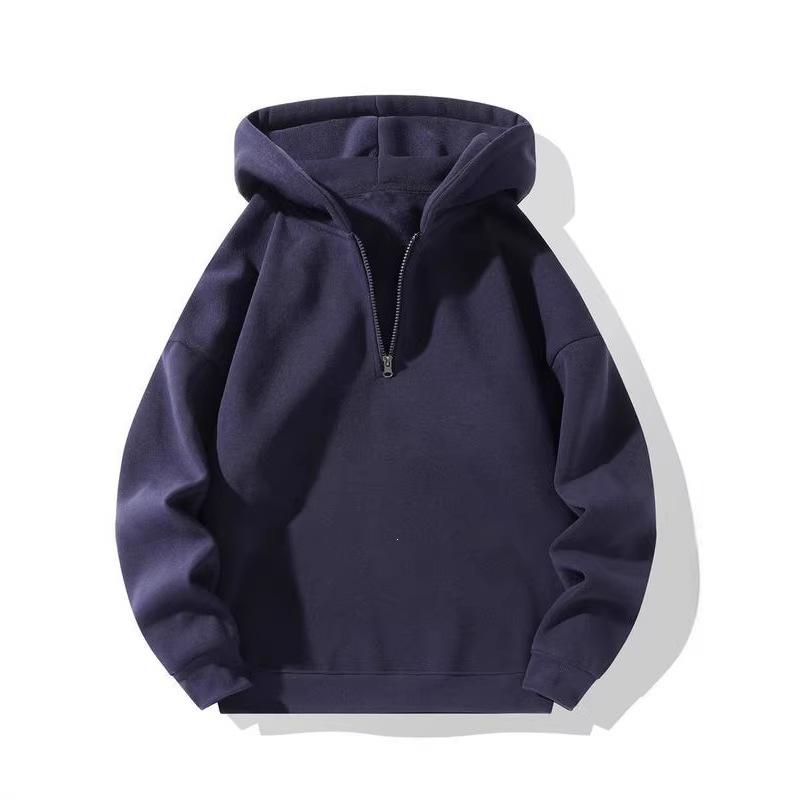 European and American Style Women's Zipper Hoodie - Autumn/Winter Loose Fit Casual Sweatshirt