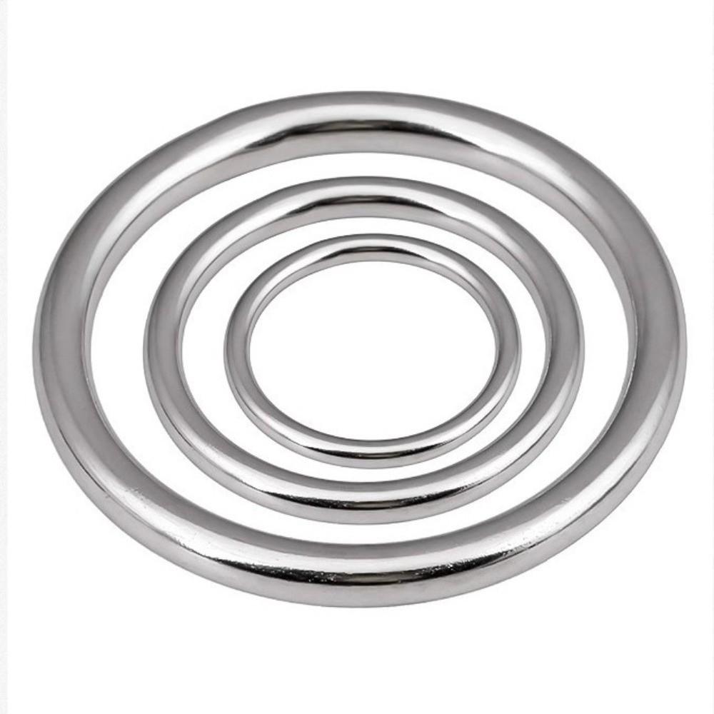 M4 M8 Yoga Hanging Rings Anti Corrosion O Rings Load Bearing Stainless Steel Rings Yoga Training