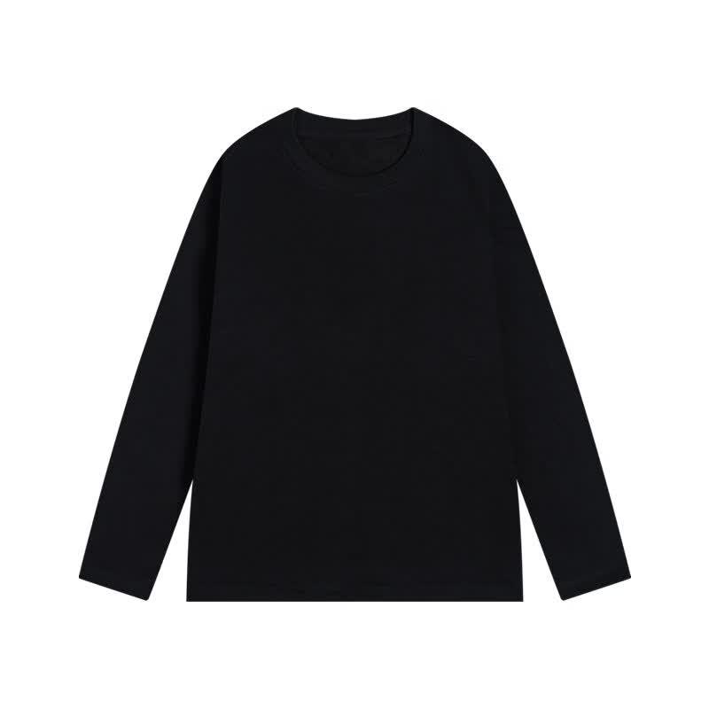 Women's Pure Cotton Long-Sleeve Basic T-Shirt