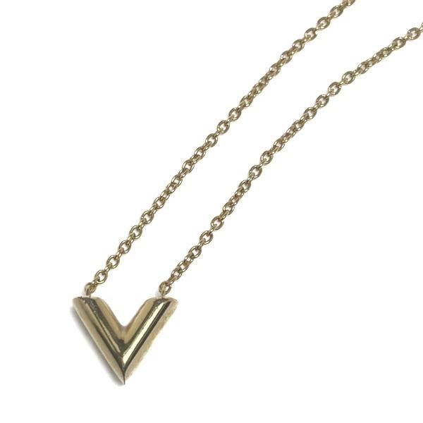 LOUIS VUITTON Necklace Necklace / Essential V gold Women M61083 Used
