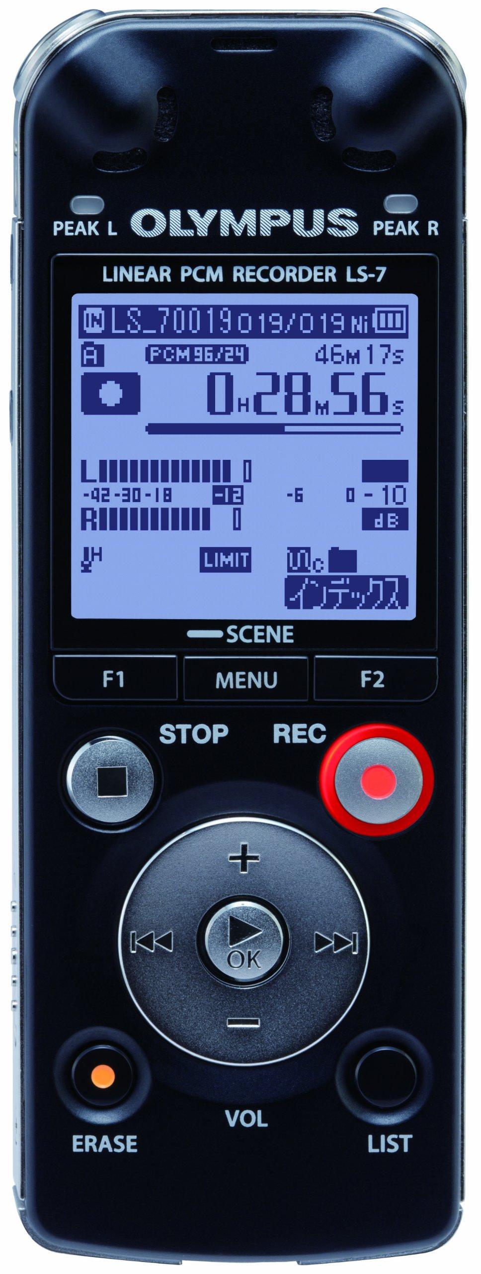 

OLYMPUS IC Recorder 4GB Linear PCM Compatible BLK Black Voice-Trek LS-7 чорний